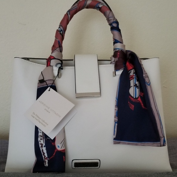 Adrienne Vittadini Handbags - HP❣NWT Adrienne Vittadini Satchel Purse & Scarf